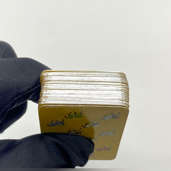 Coming soon Hermes playing cards HERMES, Hermes, Mini Trump, Yellow, Silver - Picture 6 of 8